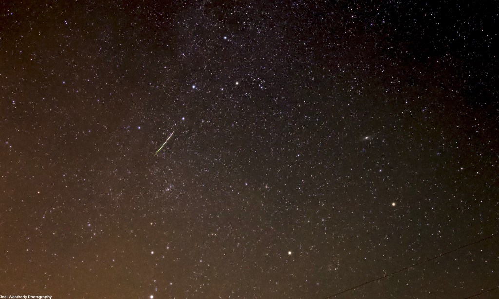 Meteor in Cassiopeia
